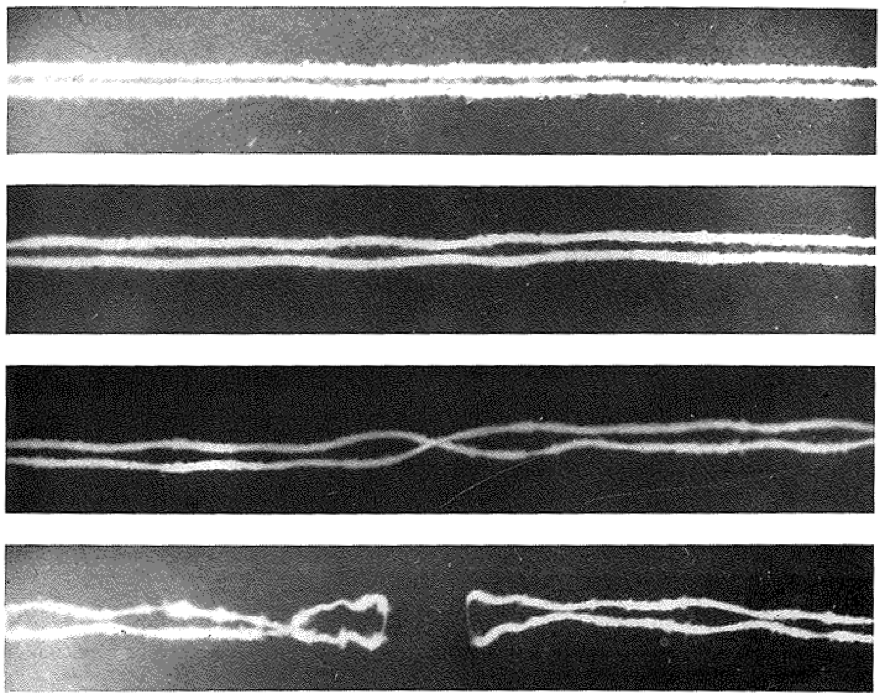 Reconnection of vortex pair