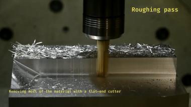 Geometry and Tool Motion Planning for Curvature Adapted CNC Machining
